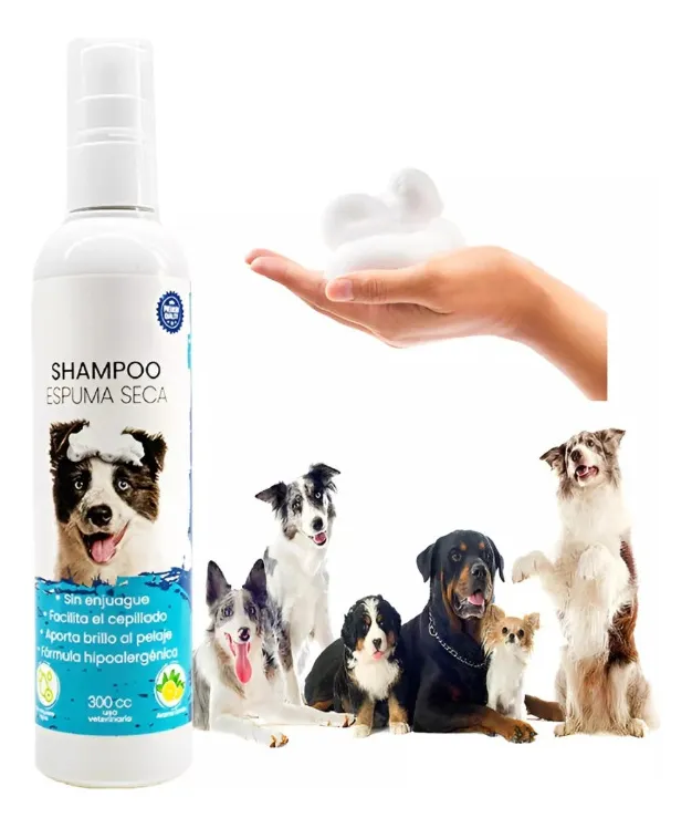 HAPPYPETS SHAMPOO ESPUMA SECA PERRO