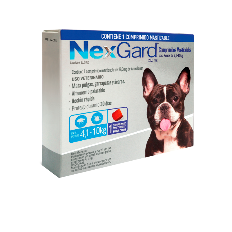 NEXGARD 4.1-10KG 1 COMPRIMIDO