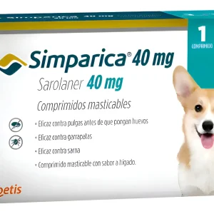 Simparica 40mg 10 a 20kg 1COMP