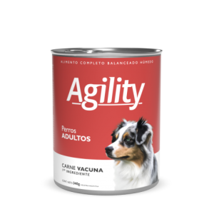 Lata Agility Perro Adulto Vacuno 340gr