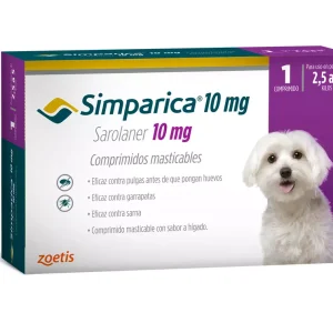 Simparica 10 mg 2,5 a 5kg 1COMP